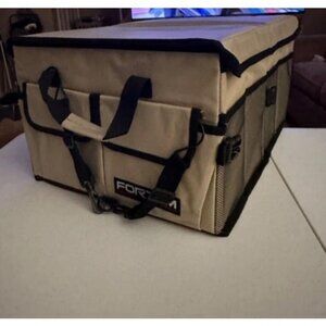 Car Trunk Organizer, Collapsible Multi Compartment Car Organizer, Foldable